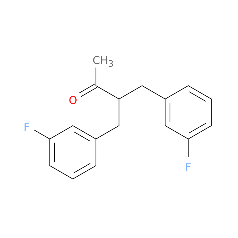 4-(3-fluorophenyl)-3-[(3-fluorophenyl)methyl]butan-2-one