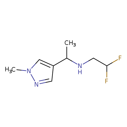 N-(2,2-difluoroethyl)-N-[1-(1-methyl-1H-pyrazol-4-yl)ethyl]amine
