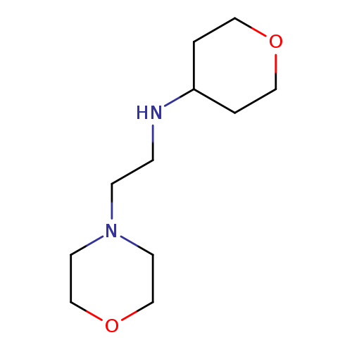 N-[2-(morpholin-4-yl)ethyl]oxan-4-amine