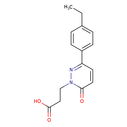 3-[3-(4-Ethyl-phenyl)-6-oxo-6H-pyridazin-1-yl]-propionic acid