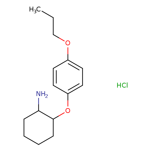 2-(4-propoxyphenoxy)cyclohexan-1-amine hydrochloride
