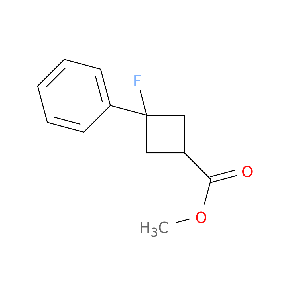 methyl 3-fluoro-3-phenylcyclobutane-1-carboxylate