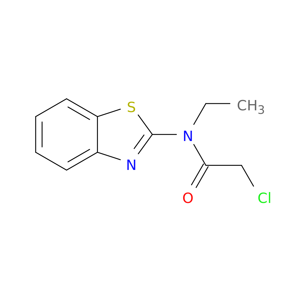 N-(Benzo[d]thiazol-2-yl)-2-chloro-N-ethylacetamide