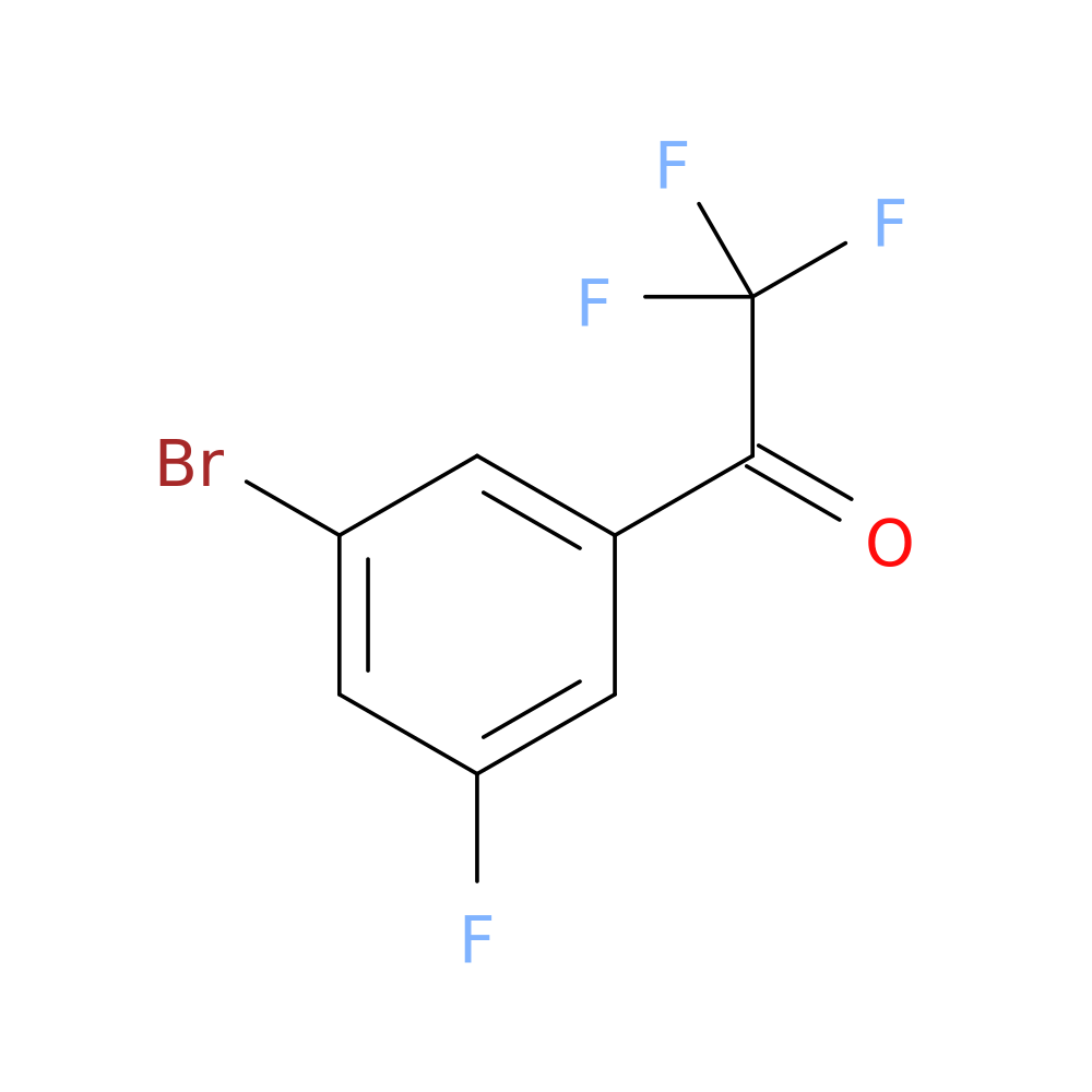 1-(3-bromo-5-fluorophenyl)-2,2,2-trifluoroethan-1-one