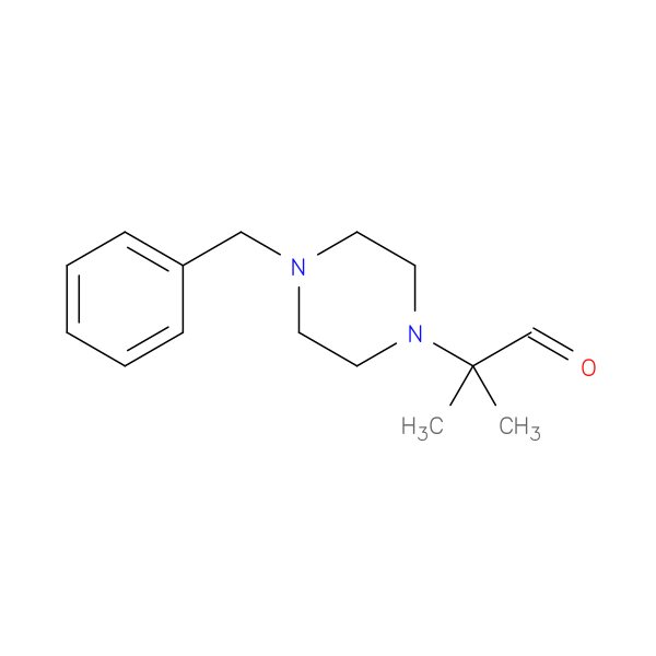 2-(4-benzylpiperazin-1-yl)-2-methylpropanal