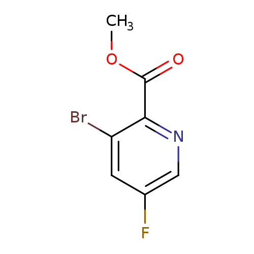 2-Pyridinecarboxylic acid, 3-bromo-5-fluoro-, methyl ester