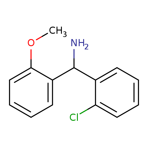 (2-chlorophenyl)(2-methoxyphenyl)methanamine