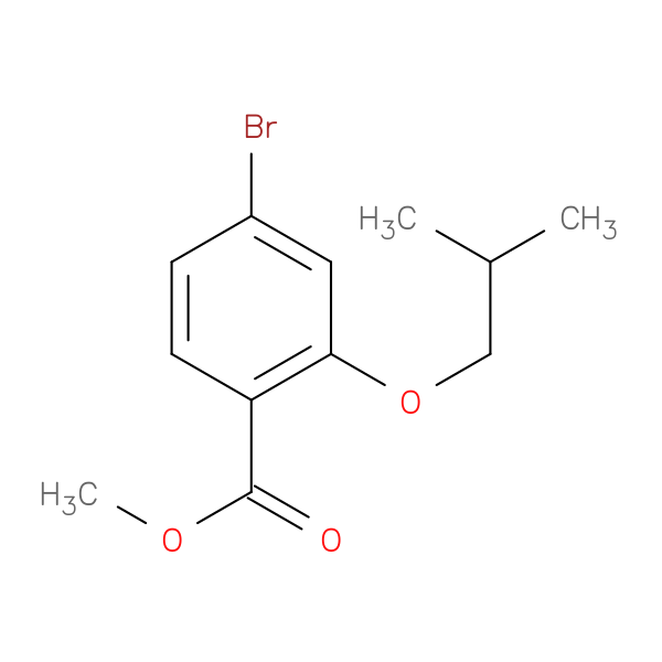Methyl 4-bromo-2-(2-methylpropoxy)benzoate