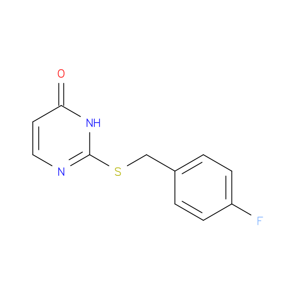 2-{[(4-fluorophenyl)methyl]sulfanyl}-3,4-dihydropyrimidin-4-one