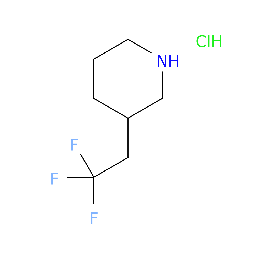 3-(2,2,2-Trifluoroethyl)piperidine hydrochloride