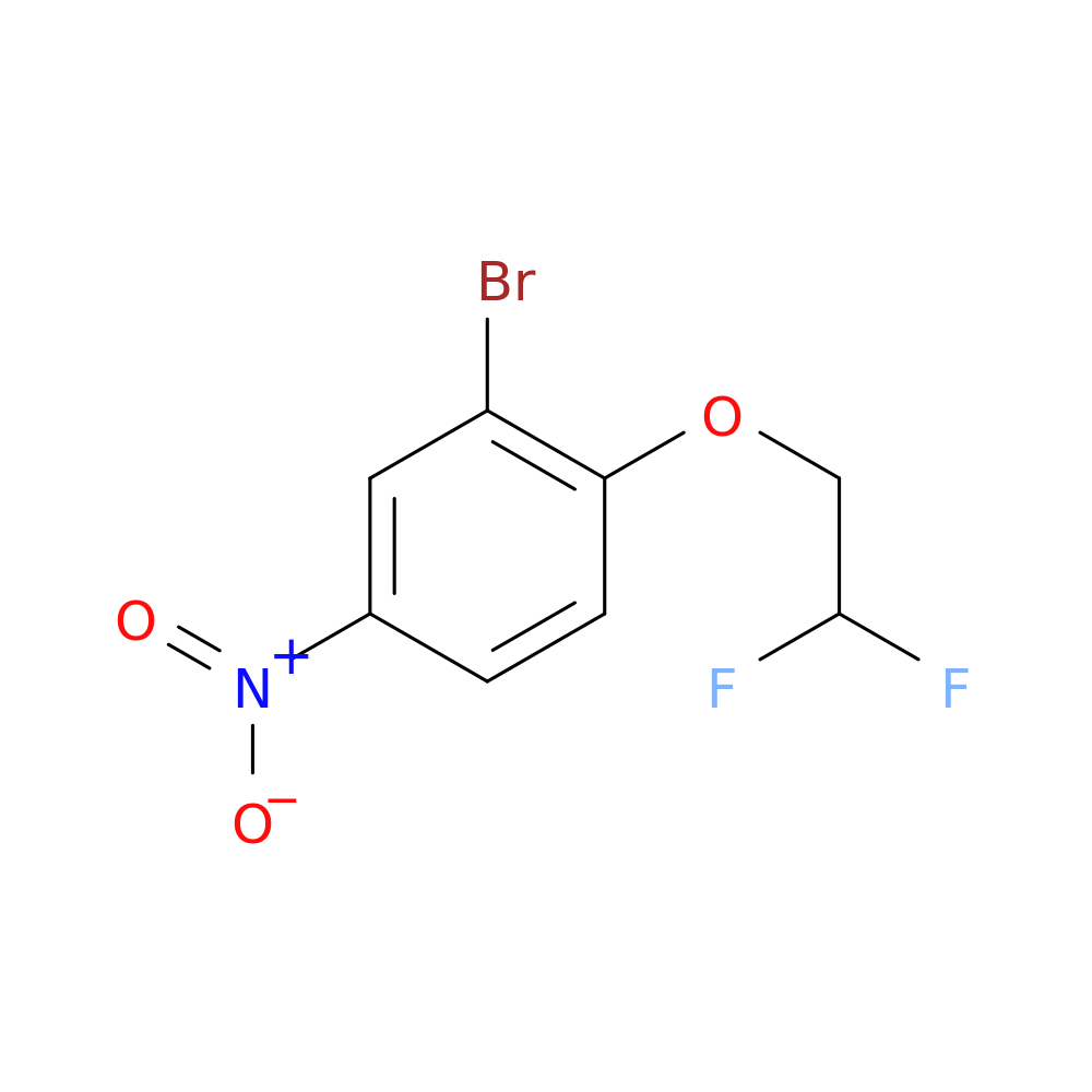 3-Bromo-4-(2,2-difluoroethoxy)nitrobenzene