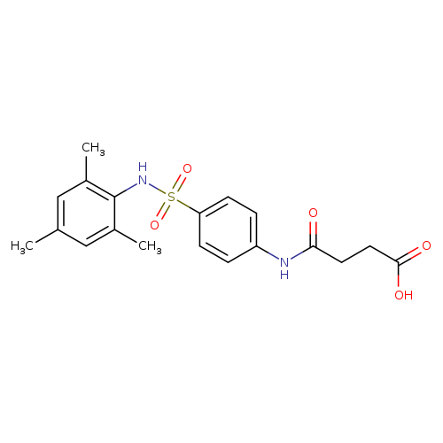 4-{4-[(mesitylamino)sulfonyl]anilino}-4-oxobutanoic acid