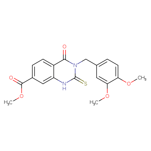 3-(3,4-Dimethoxy-benzyl)-4-oxo-2-thioxo-1,2,3,4-tetrahydro-quinazoline-7-carboxylic acid methyl ester