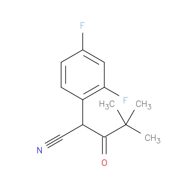 2-(2,4-difluorophenyl)-4,4-dimethyl-3-oxopentanenitrile