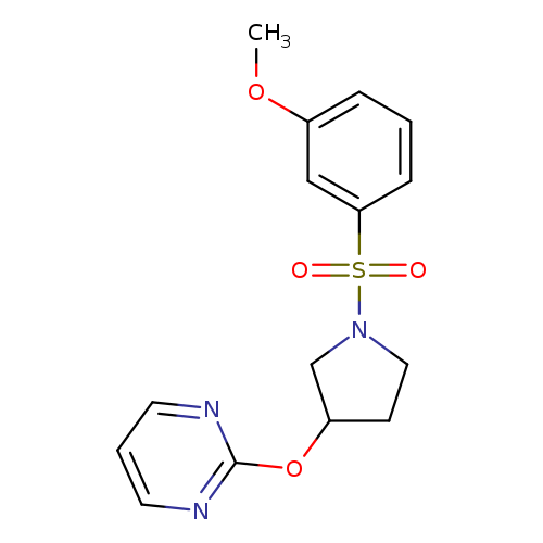 2-{[1-(3-methoxybenzenesulfonyl)pyrrolidin-3-yl]oxy}pyrimidine