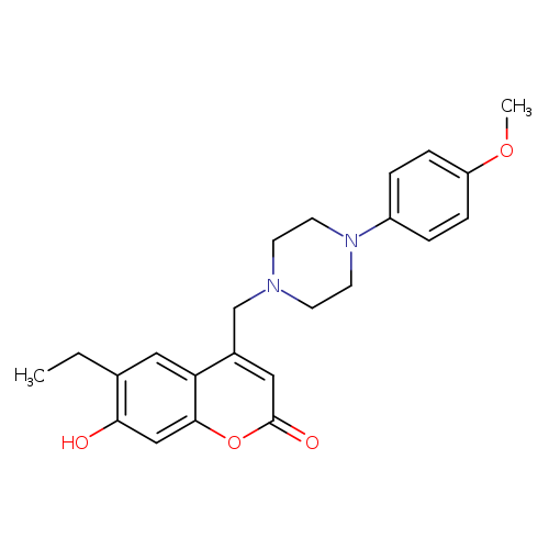 6-ethyl-7-hydroxy-4-{[4-(4-methoxyphenyl)piperazin-1-yl]methyl}-2H-chromen-2-one