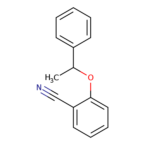2-(1-phenylethoxy)benzonitrile