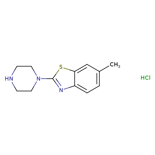 6-methyl-2-(piperazin-1-yl)-1,3-benzothiazole hydrochloride