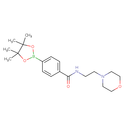 Benzamide,N-[2-(4-morpholinyl)ethyl]-4-(4,4,5,5-tetramethyl-1,3,2-dioxaborolan-2-yl)-