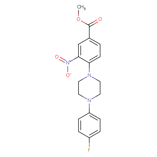 methyl 4-[4-(4-fluorophenyl)piperazin-1-yl]-3-nitrobenzoate