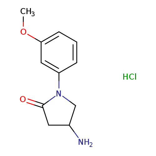 4-amino-1-(3-methoxyphenyl)-2-pyrrolidinone hydrochloride