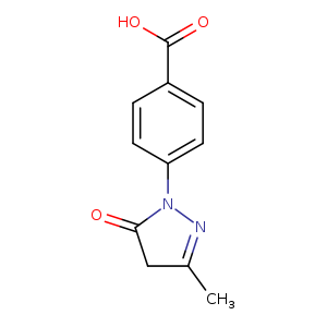 4-(3-Methyl-5-oxo-4,5-dihydro-1H-pyrazol-1-yl)benzoic acid