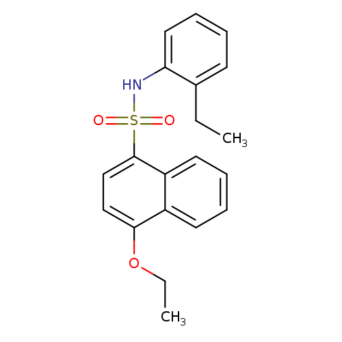 4-ethoxy-N-(2-ethylphenyl)naphthalene-1-sulfonamide