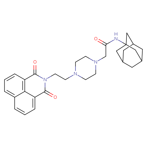N-(adamantan-1-yl)-2-[4-(2-{2,4-dioxo-3-azatricyclo[7.3.1.0^{5,13}]trideca-1(13),5,7,9,11-pentaen-3-yl}ethyl)piperazin-1-yl]acetamide
