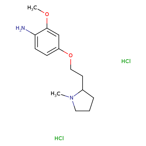 2-methoxy-4-[2-(1-methylpyrrolidin-2-yl)ethoxy]aniline dihydrochloride