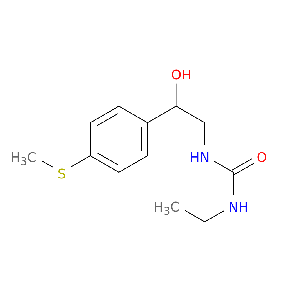 3-ethyl-1-{2-hydroxy-2-[4-(methylsulfanyl)phenyl]ethyl}urea