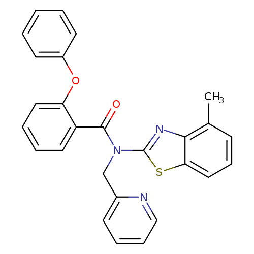 N-(4-methyl-1,3-benzothiazol-2-yl)-2-phenoxy-N-[(pyridin-2-yl)methyl]benzamide