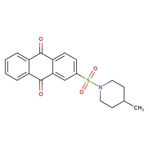 2-[(4-methylpiperidin-1-yl)sulfonyl]-9,10-dihydroanthracene-9,10-dione