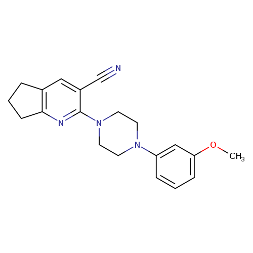 2-[4-(3-methoxyphenyl)piperazin-1-yl]-5H,6H,7H-cyclopenta[b]pyridine-3-carbonitrile