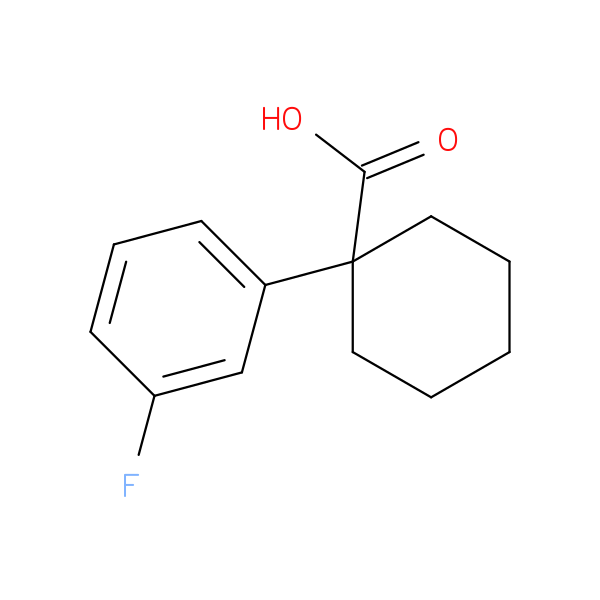 1-(3-Fluorophenyl)cyclohexanecarboxylic acid