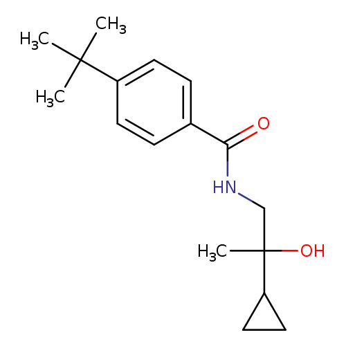 4-tert-butyl-N-(2-cyclopropyl-2-hydroxypropyl)benzamide