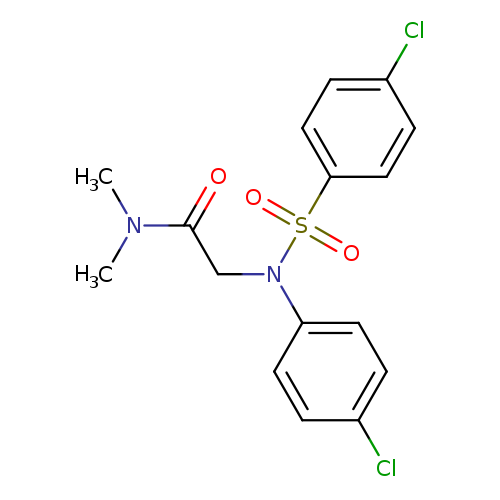 2-[N-(4-chlorophenyl)4-chlorobenzenesulfonamido]-N,N-dimethylacetamide