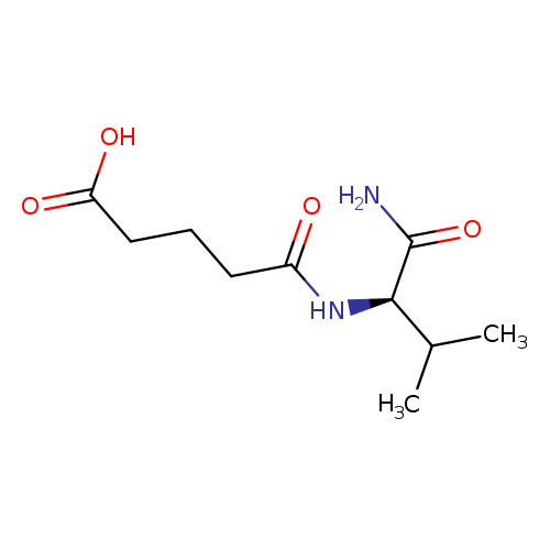4-{[(1R)-1-carbamoyl-2-methylpropyl]carbamoyl}butanoic acid