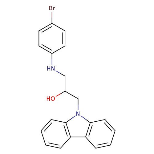 1-(4-Bromo-phenylamino)-3-carbazol-9-yl-propan-2-ol