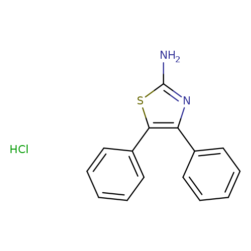 diphenyl-1,3-thiazol-2-amine hydrochloride