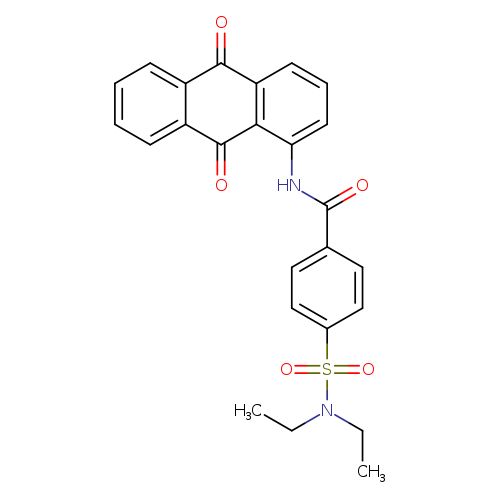 4-(diethylsulfamoyl)-N-(9,10-dioxo-9,10-dihydroanthracen-1-yl)benzamide