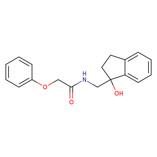 N-[(1-hydroxy-2,3-dihydro-1H-inden-1-yl)methyl]-2-phenoxyacetamide