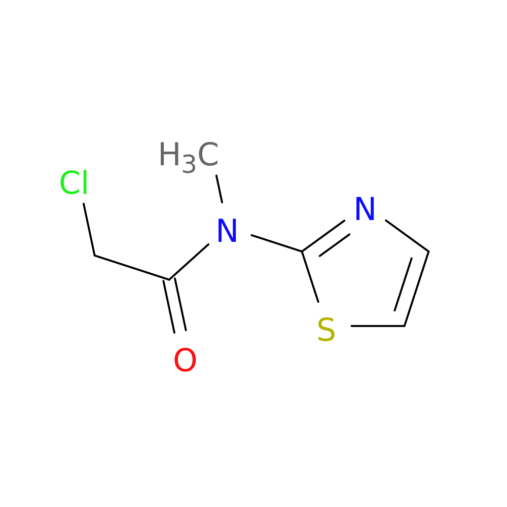 2-chloro-N-methyl-N-(1,3-thiazol-2-yl)acetamide