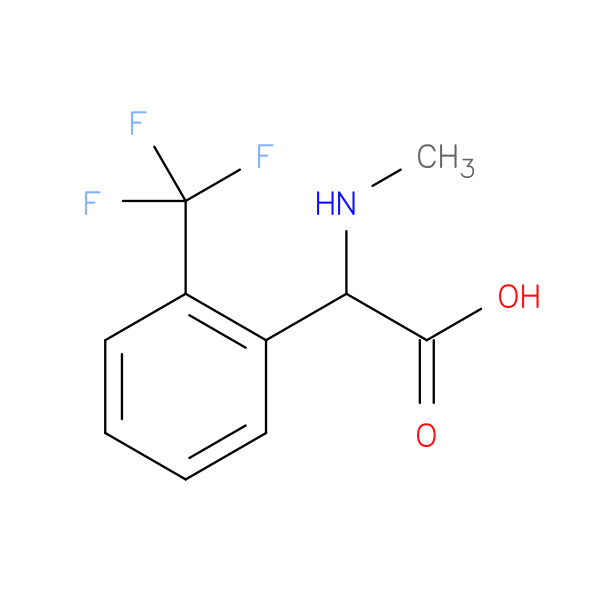 2-(methylamino)-2-[2-(trifluoromethyl)phenyl]acetic acid