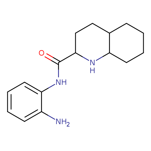 N-(2-aminophenyl)-decahydroquinoline-2-carboxamide