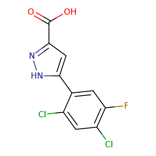 5-(2,4-Dichloro-5-fluorophenyl)-1h-pyrazole-3-carboxylic acid