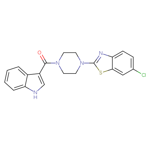 6-chloro-2-[4-(1H-indole-3-carbonyl)piperazin-1-yl]-1,3-benzothiazole