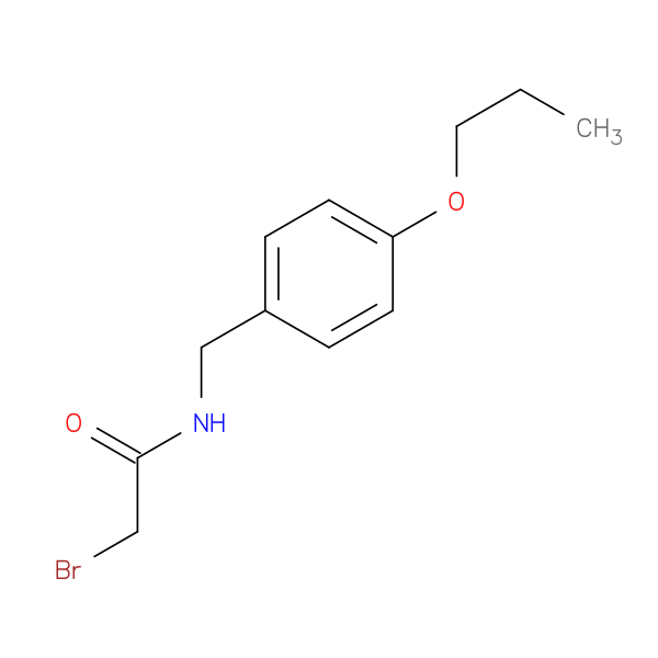 2-Bromo-n-(4-propoxybenzyl)acetamide