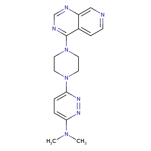 N,N-dimethyl-6-(4-{pyrido[3,4-d]pyrimidin-4-yl}piperazin-1-yl)pyridazin-3-amine