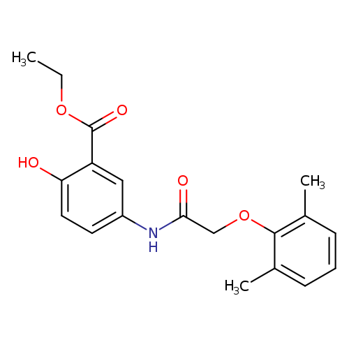 ethyl 5-{[(2,6-dimethylphenoxy)acetyl]amino}-2-hydroxybenzoate