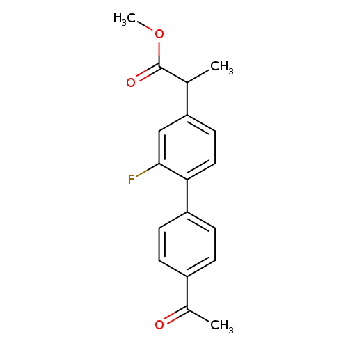 [1,1'-Biphenyl]-4-aceticacid, 4'-acetyl-2-fluoro-a-methyl-, methyl ester